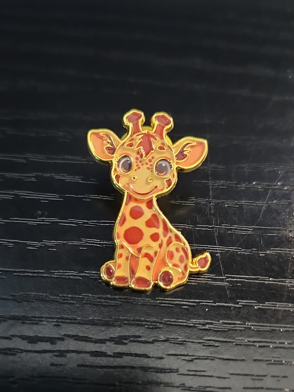 Cute Giraffe Enamel Pin